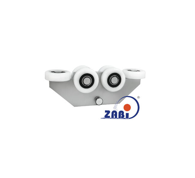 Wózki i akcesoria do bram, Wózki do bram przesuwnych, Do profili 80x80 ścianka 4mm o symbolu WG-6T-80/4