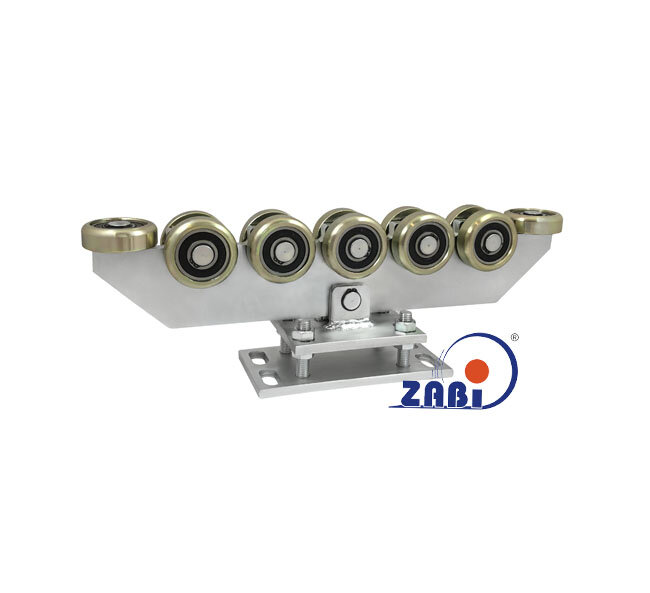 Wózki i akcesoria do bram, Wózki do bram przesuwnych, Do profili 80x80 ścianka 4mm o symbolu WR-12MM-80/4