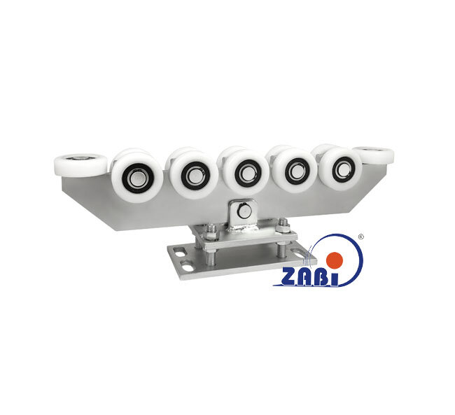 Wózki i akcesoria do bram, Wózki do bram przesuwnych, Do profili 80x80 ścianka 5mm o symbolu WR-12T-80