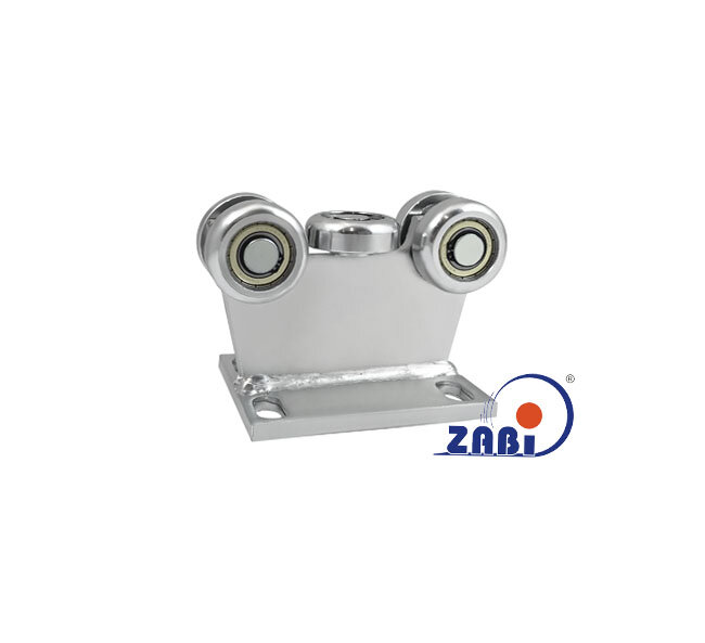 Wózki i akcesoria do bram, Wózki odporne na wysoką temperaturę do 180°C, Do profili 70x70 ścianka 4mm o symbolu 5MM-70E