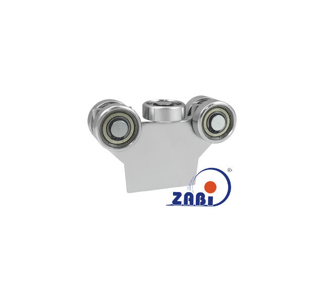 Wózki i akcesoria do bram, Wózki odporne na wysoką temperaturę do 330°C, Do profili 50x50 ścianka 2,5mm o symbolu G-5MM-50EE