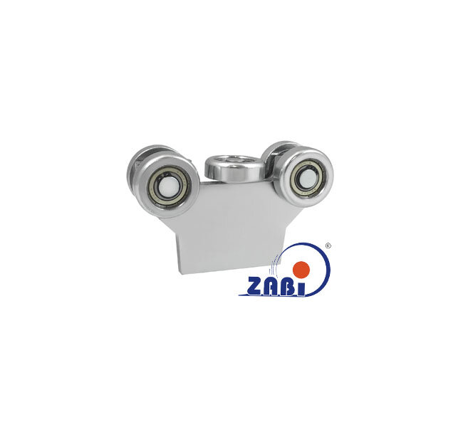 Wózki i akcesoria do bram, Wózki odporne na wysoką temperaturę do 180°C, Do profili 60x60 ścianka 4mm o symbolu G-5MM-60/4E