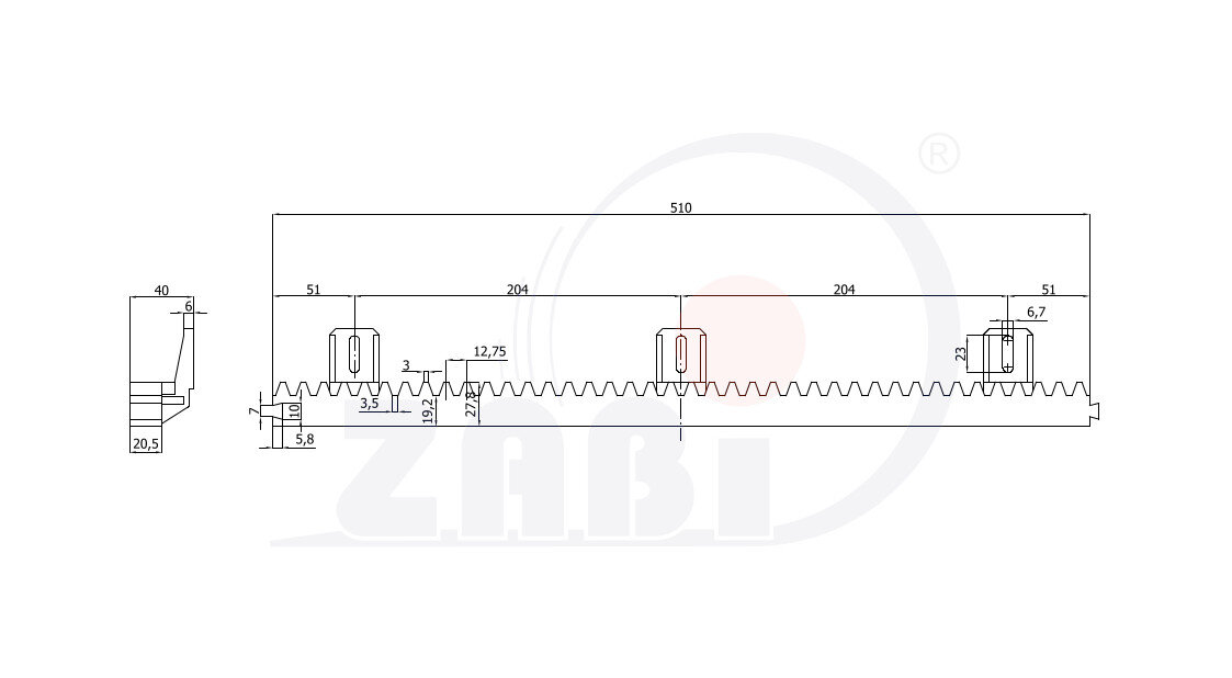 Ролики для откатных ворот, Аксессуары для врот, Прочие аксессуары с обозначением LZ/500