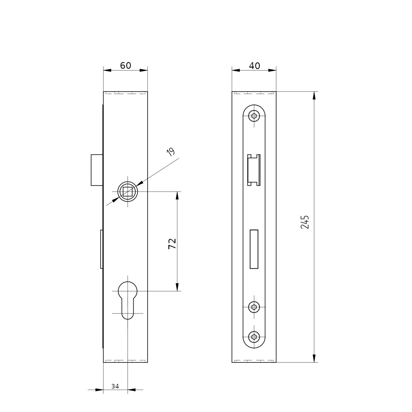 Ролики для откатных ворот, Аксессуары для врот, с обозначением ZAMEK 60X40